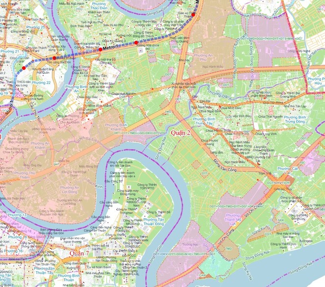 Dữ liệu Kế hoạch sử dụng đất năm 2018 Quận 2 - TP. Hồ Chí Minh