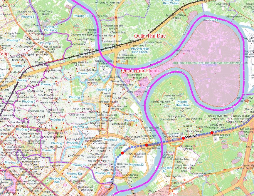 Dữ liệu Kế hoạch sử dụng đất năm 2018 Quận Bình Thạnh - TP. Hồ Chí Minh